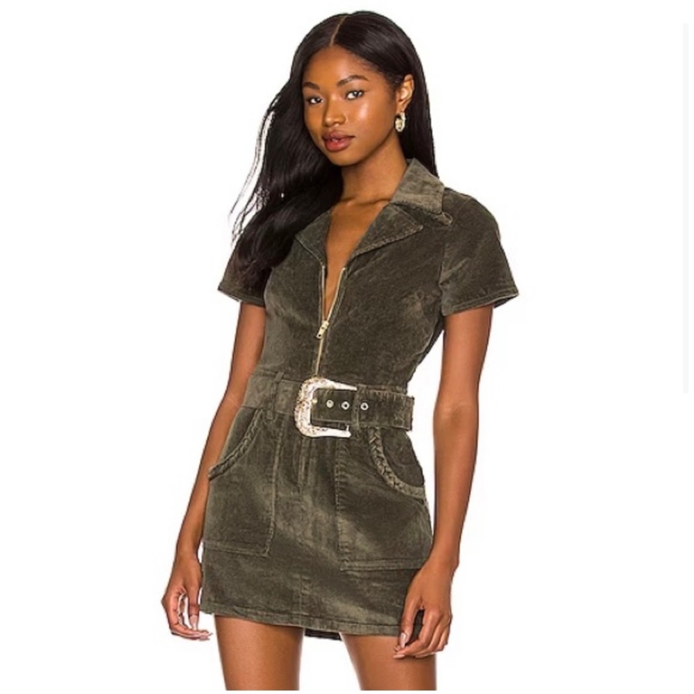Show me your mumu corduroy dress